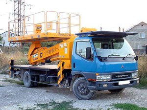 фото автовышка Mitsubishi Canter в аренду
